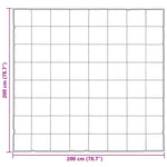 Sommerdyne Sølv 200 X 200 Cm Sateng Og Mikrofiber