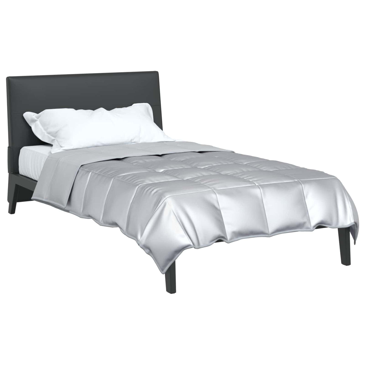 Sommerdyne Sølv 220 X 155 Cm Sateng Og Mikrofiber