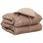 Full År Dyne Gull 240 X 260 Cm Sateng Og Mikrofiber