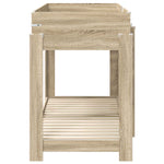 Køyeseng For Barn Sonoma Eik 75 X 190 Cm Konstruert Tre