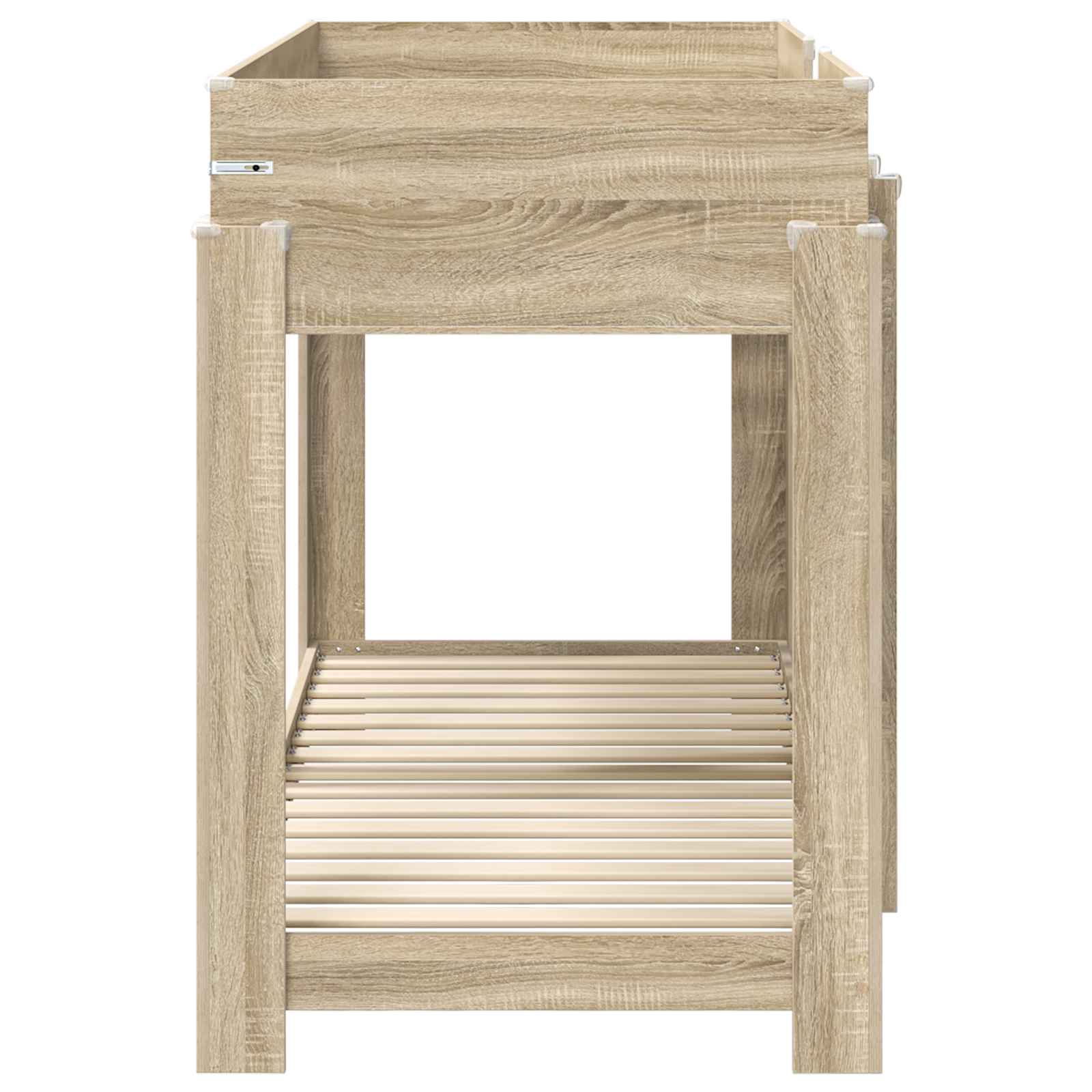 Køyeseng For Barn Sonoma Eik 75 X 190 Cm Konstruert Tre