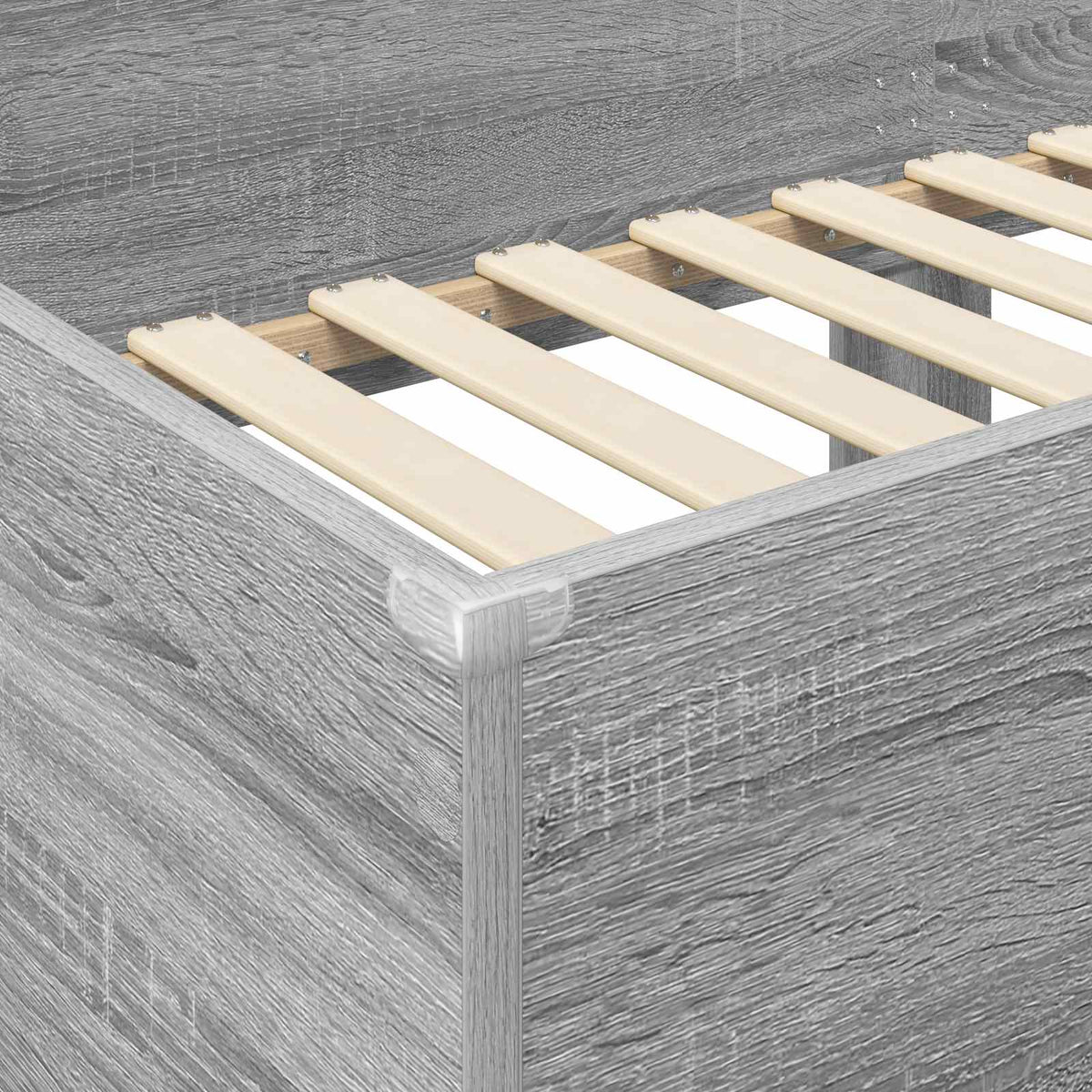 Køyeseng For Barn Grå Sonoma 75 X 190 Cm Konstruert Tre