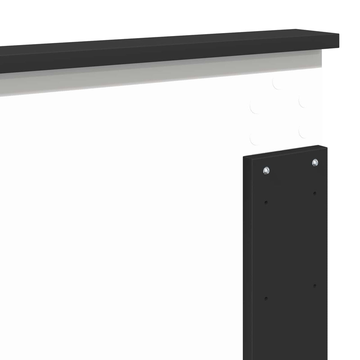 Sengestamme Med Skuff Svart 140 X 190 Cm Ingeniørtre