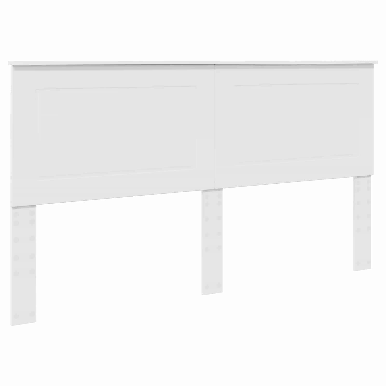 Seng Med Oppbevaring Med Skuff Hvit 180 X 200 Cm Konstruert Tre