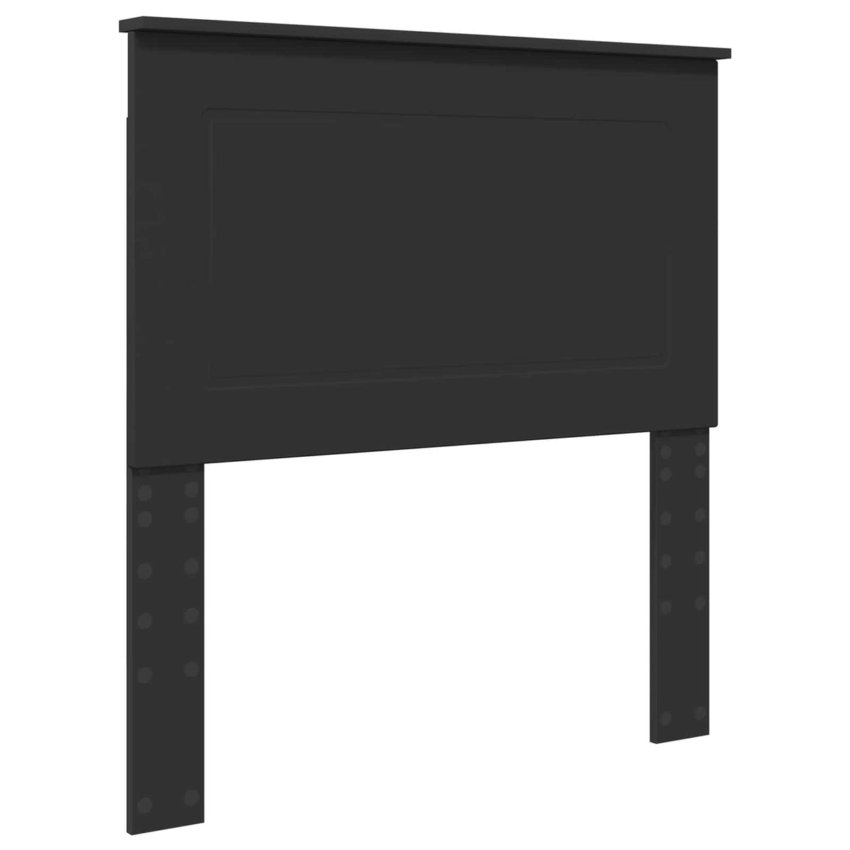 Seng Med Oppbevaring Med Skuff Svart 90 X 190 Cm Konstruert Tre