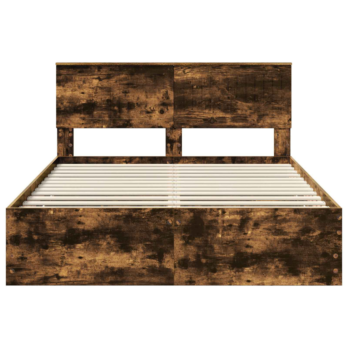 Sengestamme Med Skuff Røkt Eik 135 X 190 Cm Ingeniørtre