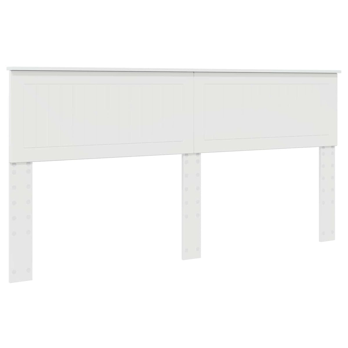 Seng Med Oppbevaring Med Skuff Hvit 180 X 200 Cm Konstruert Tre