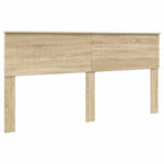 Seng Med Oppbevaring Sonoma Eik 180 X 200 Cm Konstruert Tre