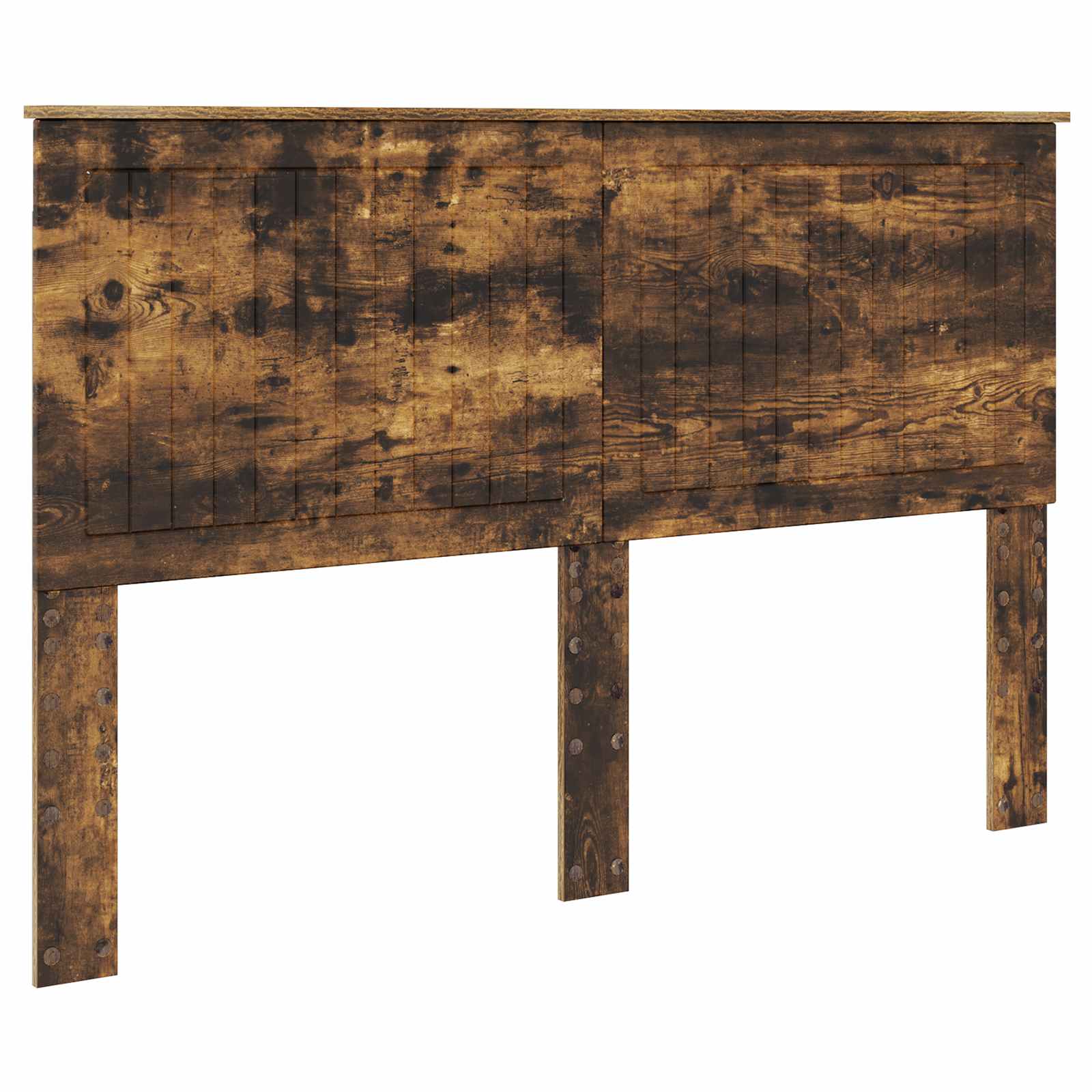 Sengestamme Med Hodegjerde Røkt Eik 150 X 200 Cm Ingeniørtre