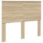 Seng Med Oppbevaring Sonoma Eik 120 X 200 Cm Konstruert Tre