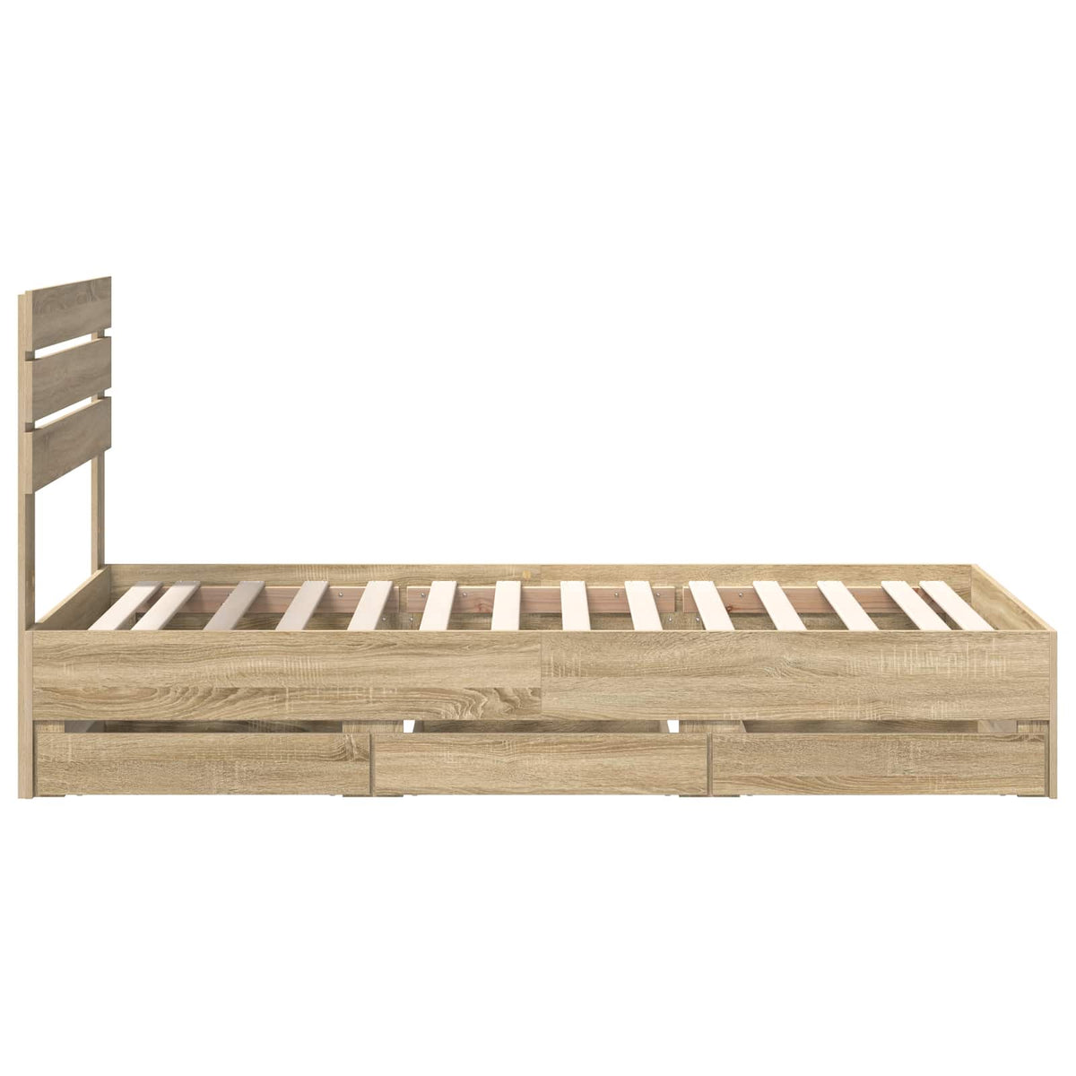 Sengestamme Med Skuff Sonoma Eik 75 X 190 Cm Ingeniørtre