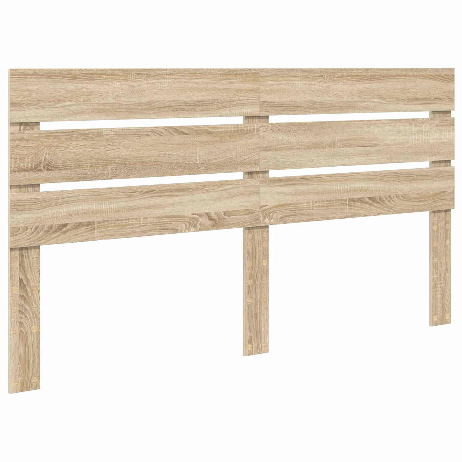 Seng Med Oppbevaring Sonoma Eik 180 X 200 Cm Konstruert Tre