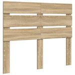 Seng Med Oppbevaring Sonoma Eik 120 X 200 Cm Konstruert Tre