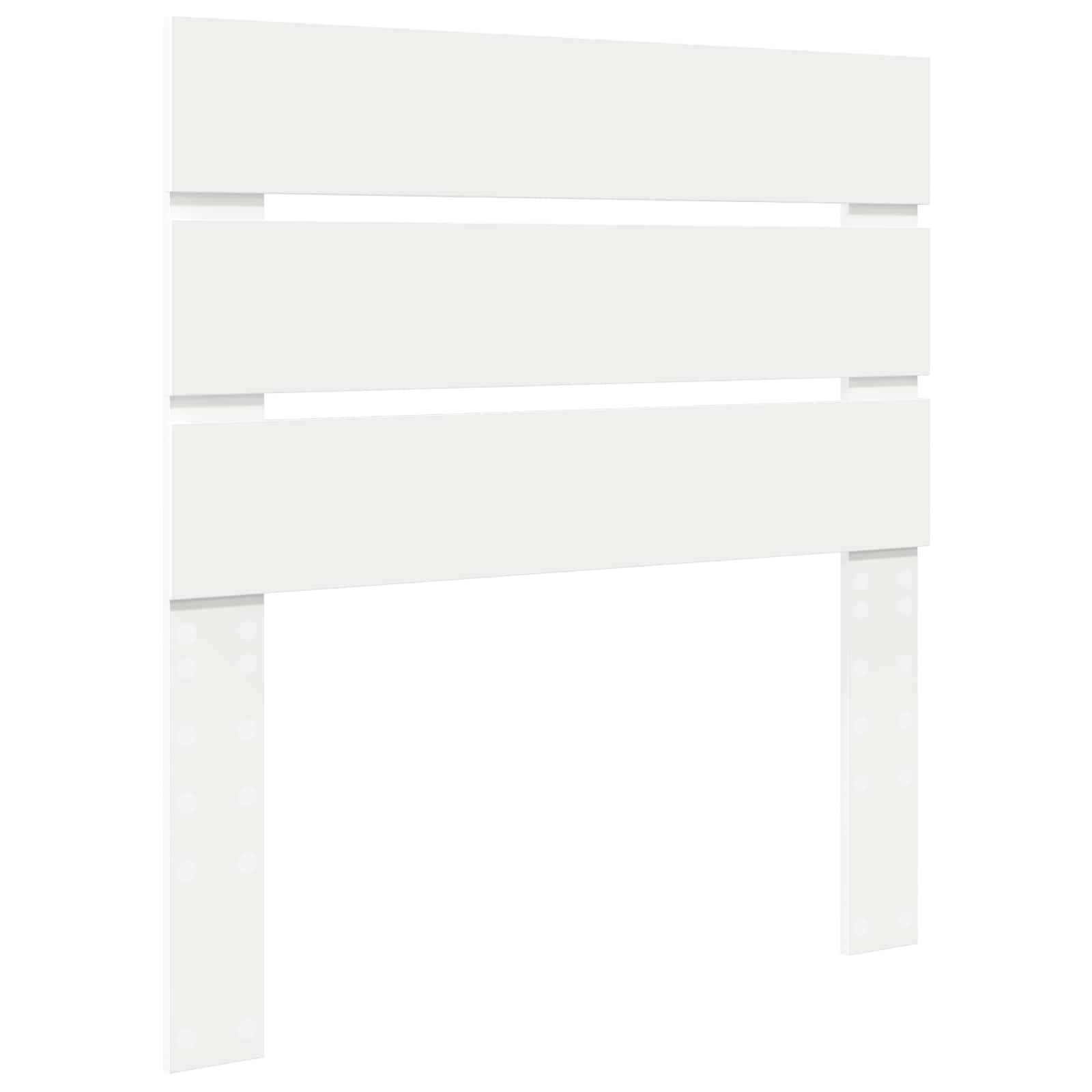 Seng Med Oppbevaring Med Skuff Hvit 70 X 190 Cm Konstruert Tre