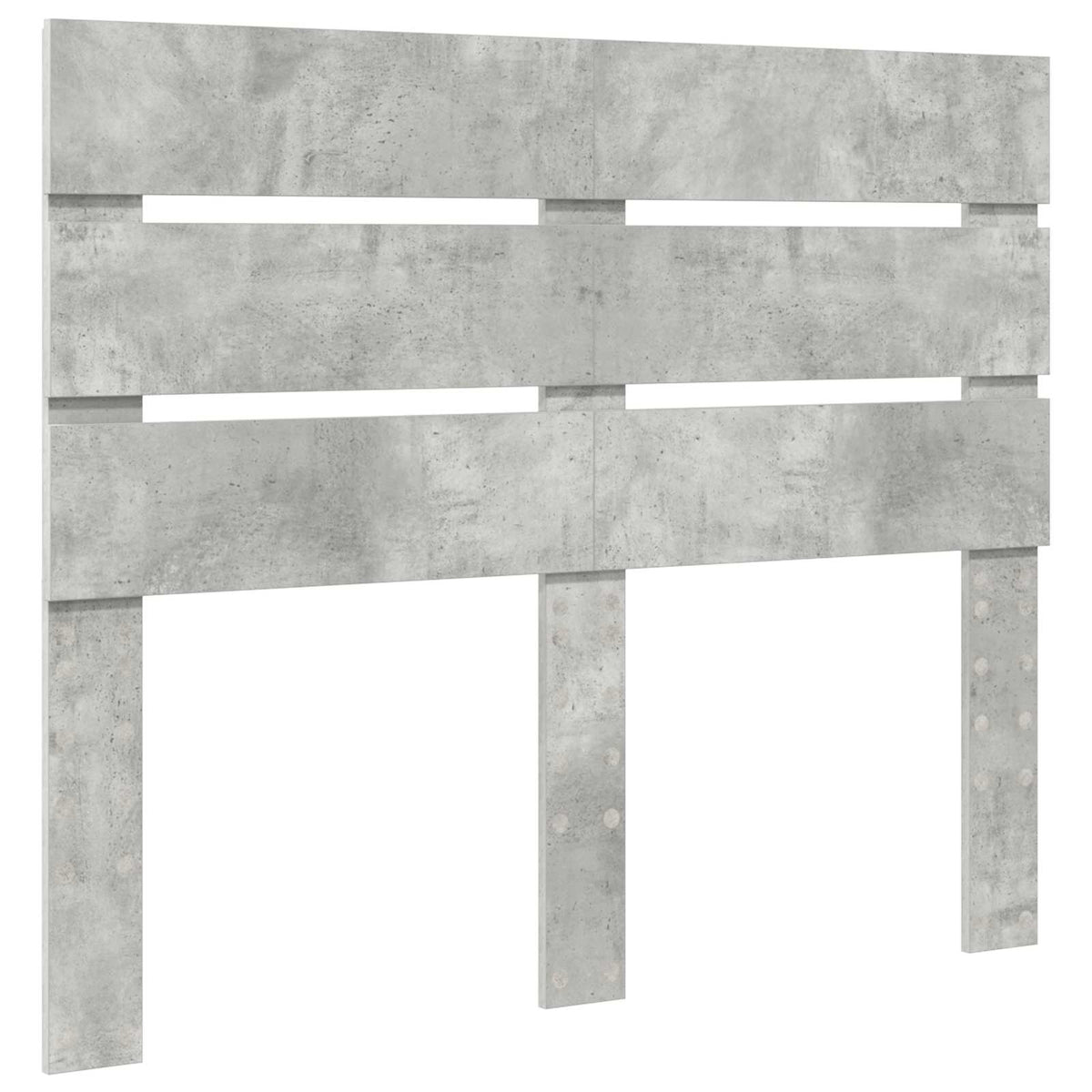 Sengestamme Med Skuff Betonggrå 135 X 190 Cm Konstruert Tre