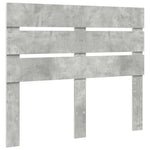 Sengestamme Med Skuff Betonggrå 135 X 190 Cm Konstruert Tre
