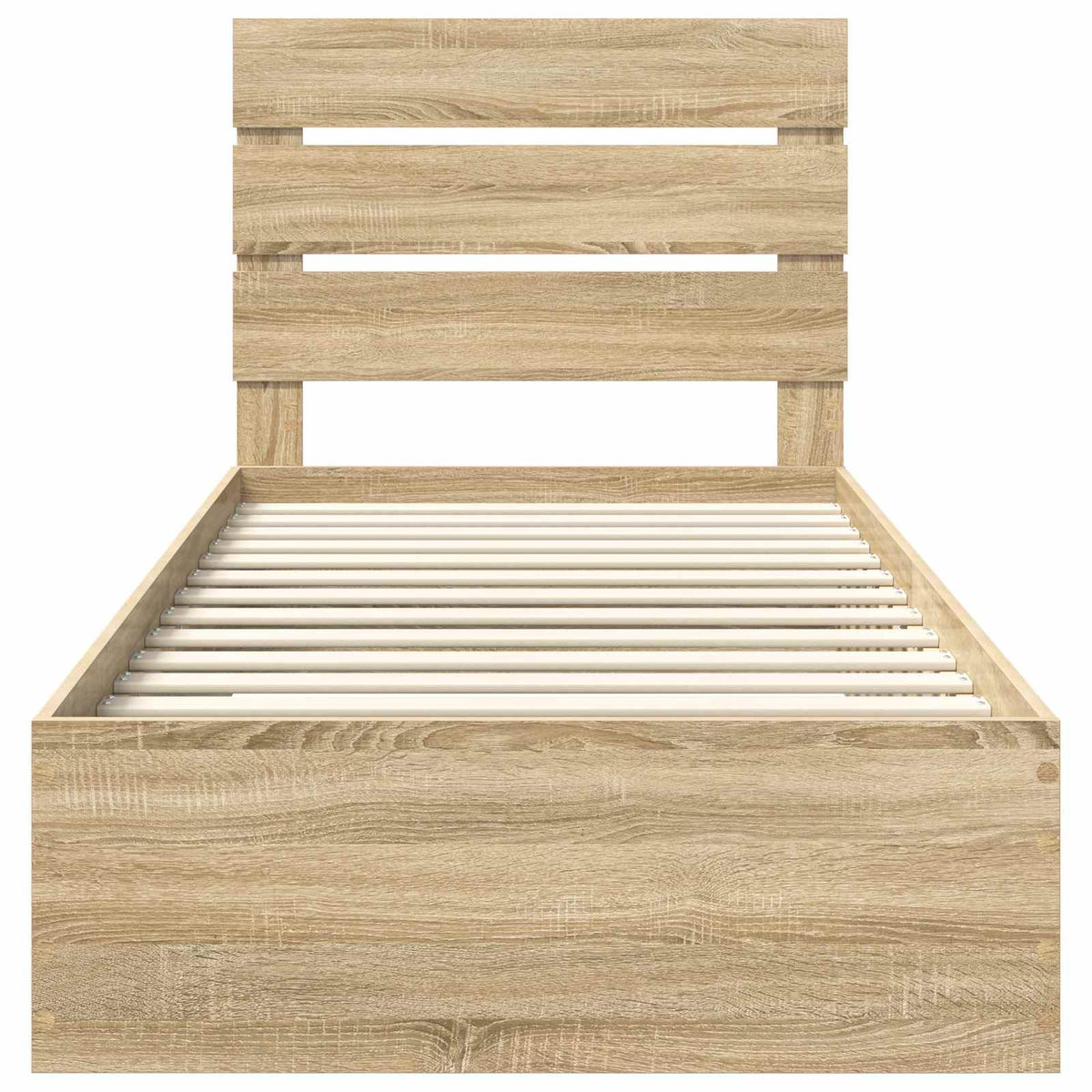 Sengestamme Med Skuff Sonoma Eik 90 X 190 Cm Konstruert Tre