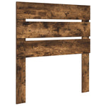 Sengestamme Røkt Eik Og Sølv 75 X 190 Cm Konstruert Tre