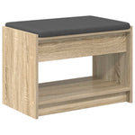 Gangbenk Sonoma Eik 63 X 38 X 45 Cm Konstruert Treverk Og Stoff