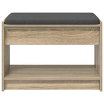 Gangbenk Sonoma Eik 63 X 38 X 45 Cm Konstruert Treverk Og Stoff