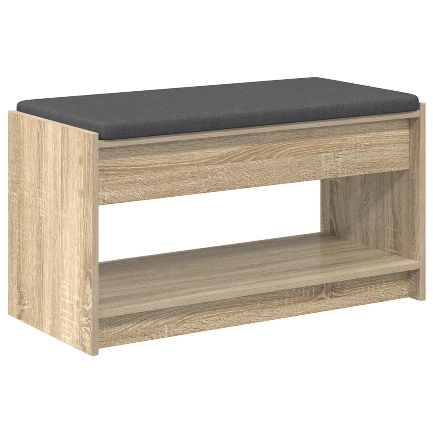 Gangbenk Sonoma Eik 83 X 38 X 45 Cm Konstruert Treverk Og Stoff