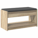 Gangbenk Sonoma Eik 83 X 38 X 45 Cm Konstruert Treverk Og Stoff