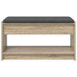 Gangbenk Sonoma Eik 83 X 38 X 45 Cm Konstruert Treverk Og Stoff