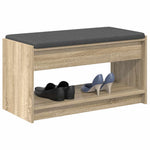 Gangbenk Sonoma Eik 83 X 38 X 45 Cm Konstruert Treverk Og Stoff