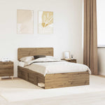 Sengestamme Kunstnerisk Eik 135 X 190 Cm Massiv Furu
