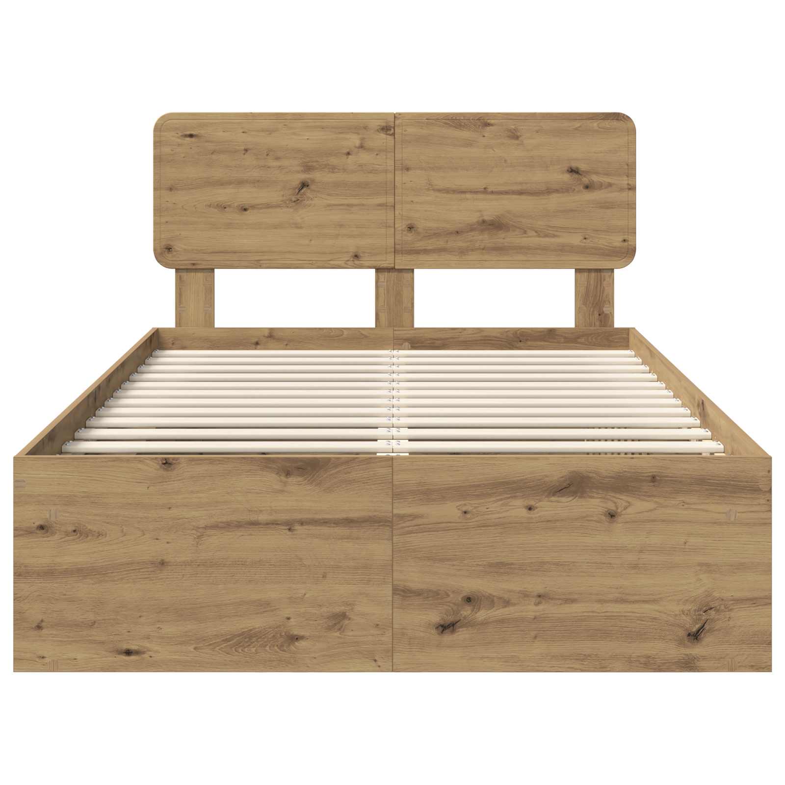 Sengestamme Kunstnerisk Eik 135 X 190 Cm Massiv Furu