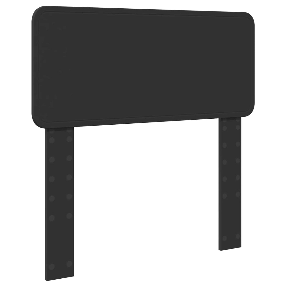 Sengestamme Med Hodegjerde Svart 100 X 200 Cm Massiv Furu