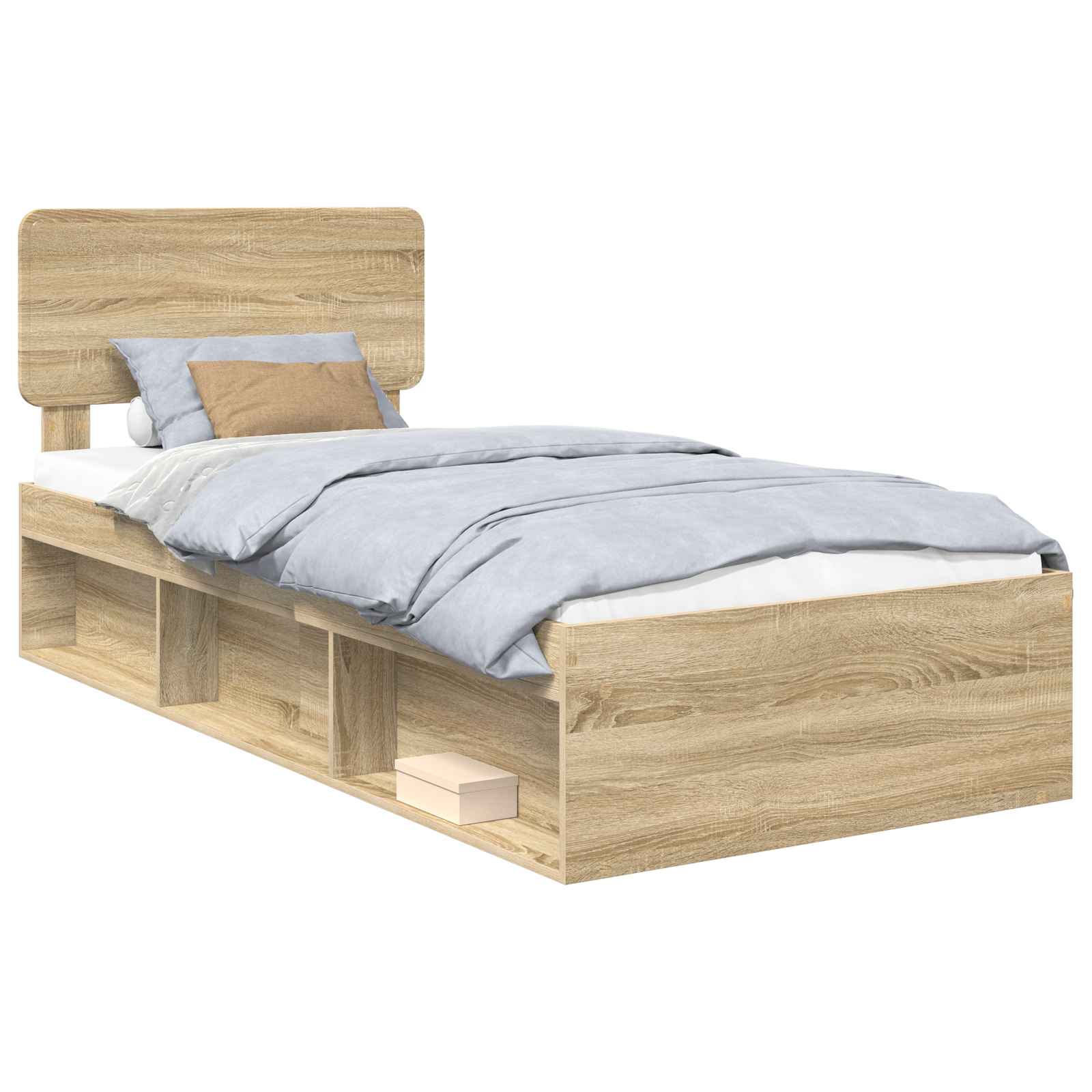 Sengestamme Med Hodegjerde Sonoma 90 X 190 Cm Massiv Furu