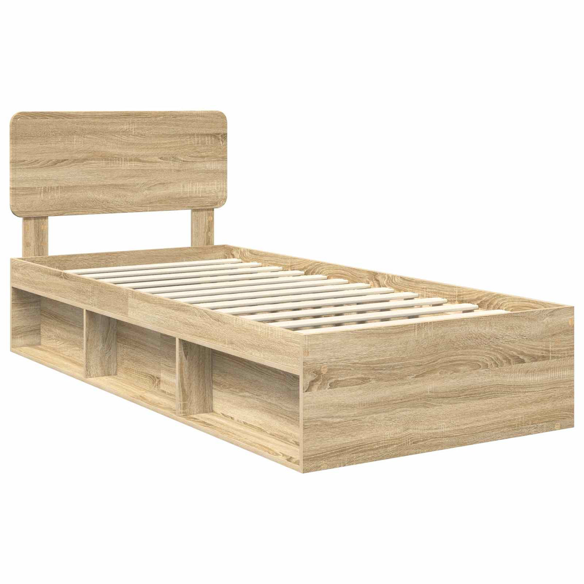 Sengestamme Med Hodegjerde Sonoma 90 X 190 Cm Massiv Furu