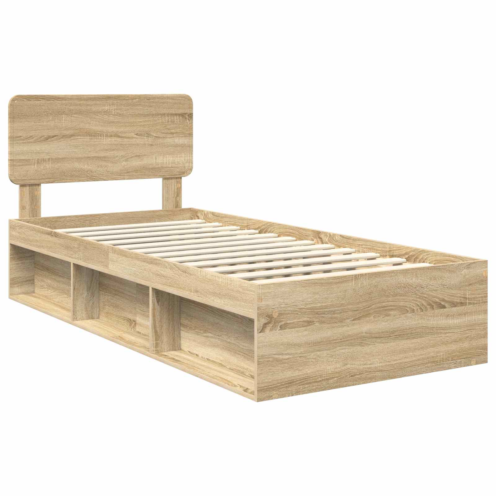 Sengestamme Med Hodegjerde Sonoma 90 X 190 Cm Massiv Furu