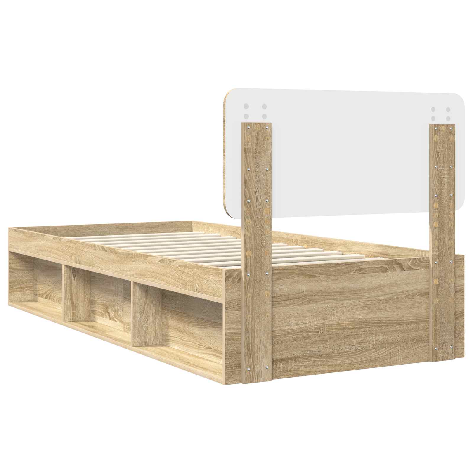 Sengestamme Med Hodegjerde Sonoma 90 X 190 Cm Massiv Furu