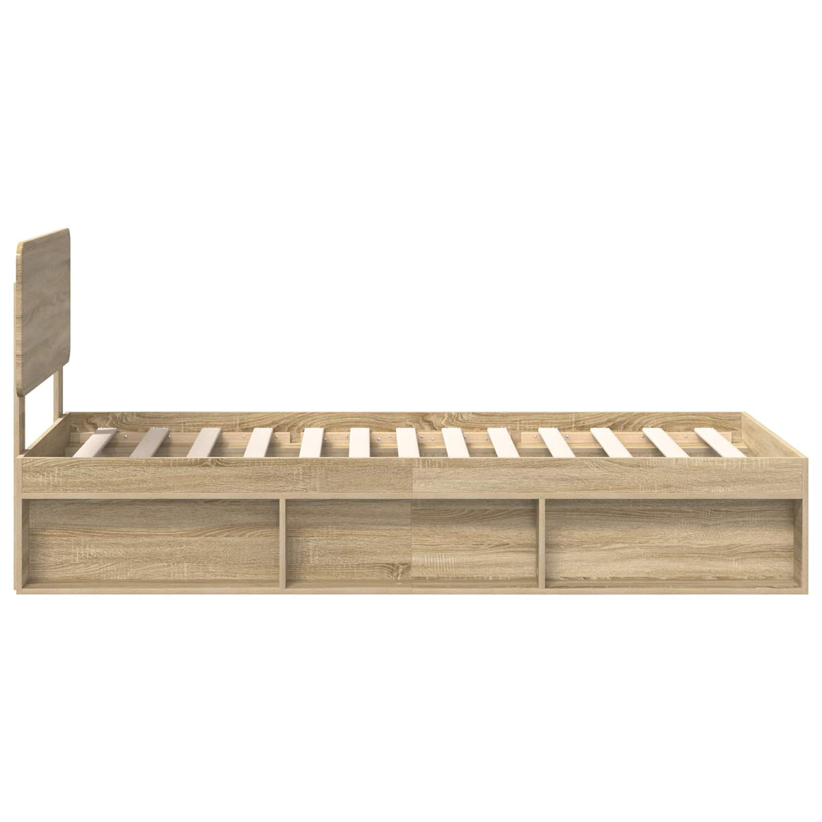 Sengestamme Med Hodegjerde Sonoma 90 X 190 Cm Massiv Furu