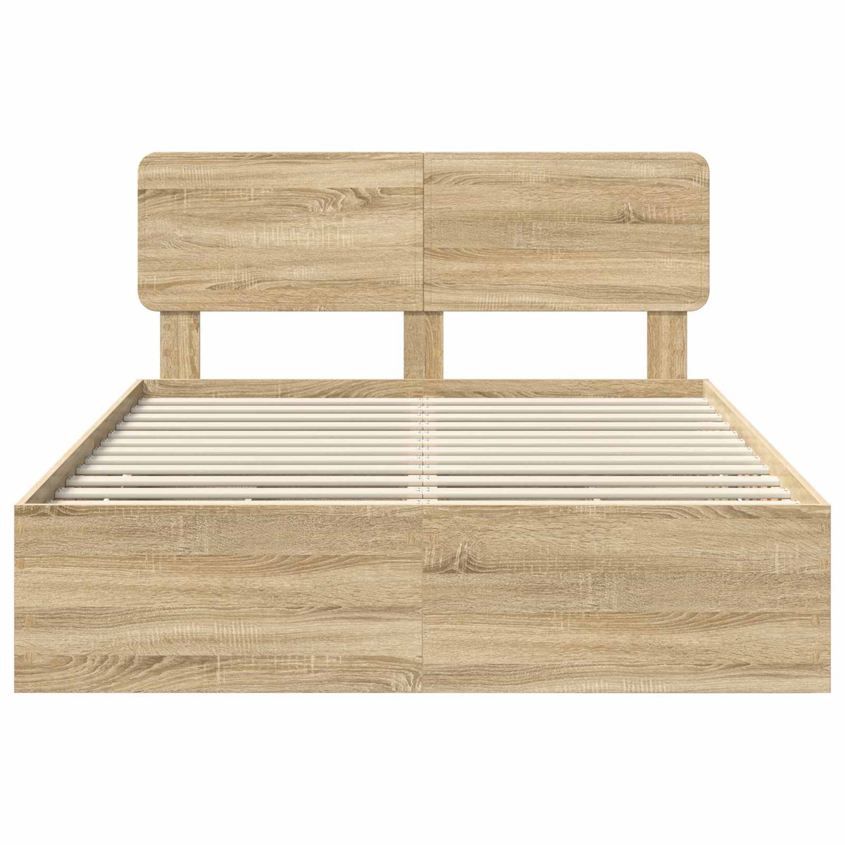 Sengestamme Med Skuff Sonoma Eik 160 X 200 Cm Ingeniørtre