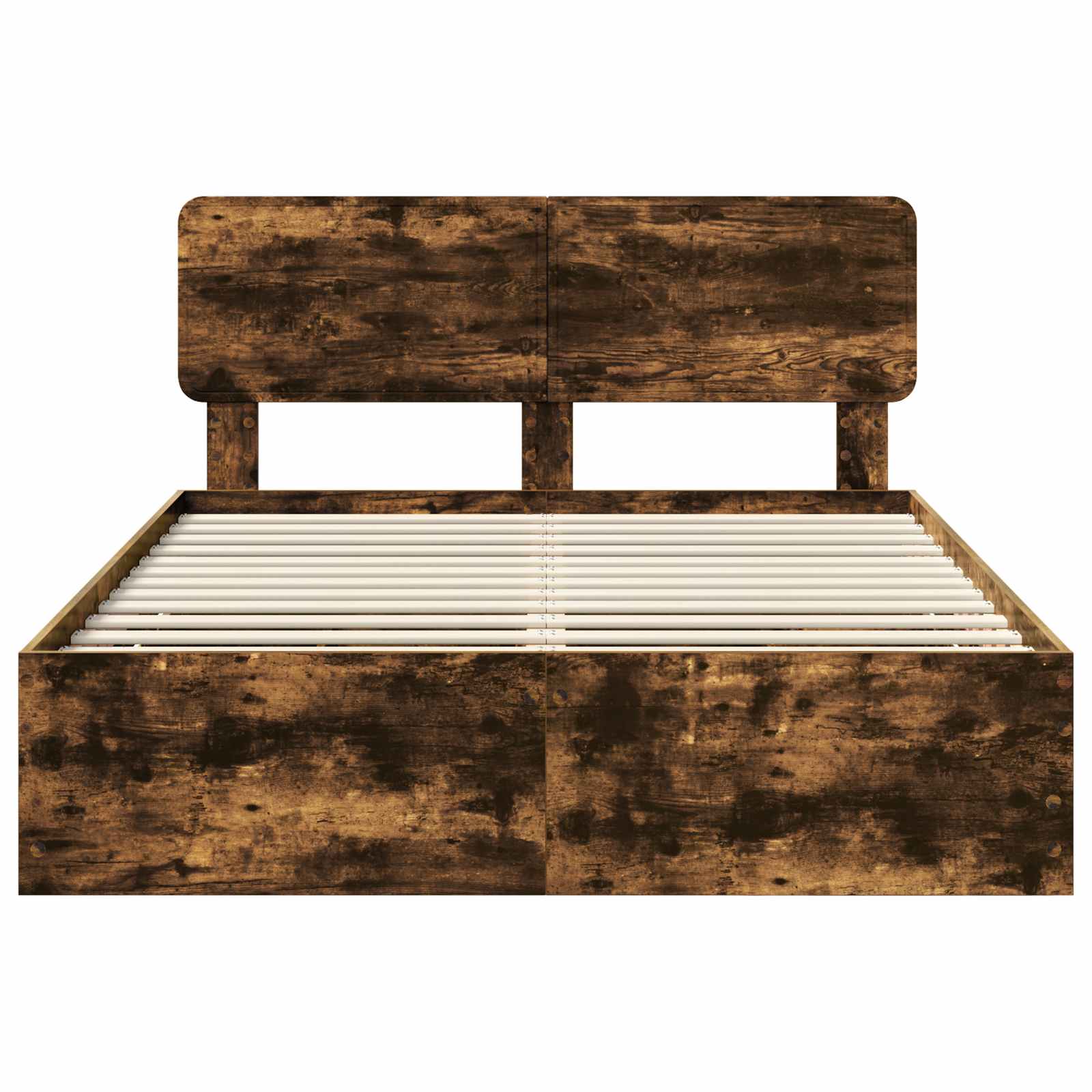 Sengestamme Med Skuff Røkt Eik 150 X 200 Cm Ingeniørtre