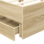 Sengestamme Med Skuff Sonoma Eik 140 X 190 Cm Ingeniørtre