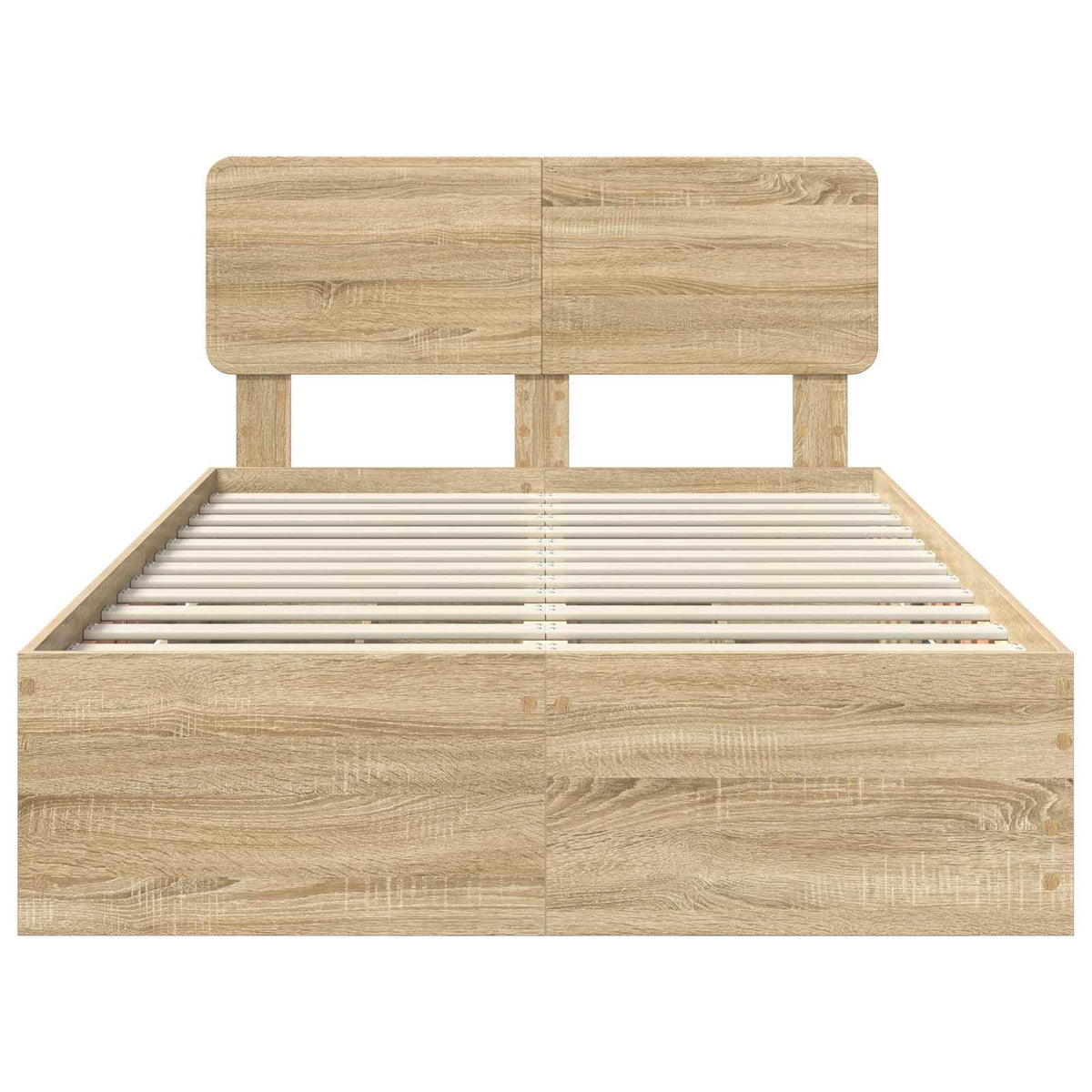 Sengestamme Med Skuff Sonoma Eik 120 X 200 Cm Ingeniørtre