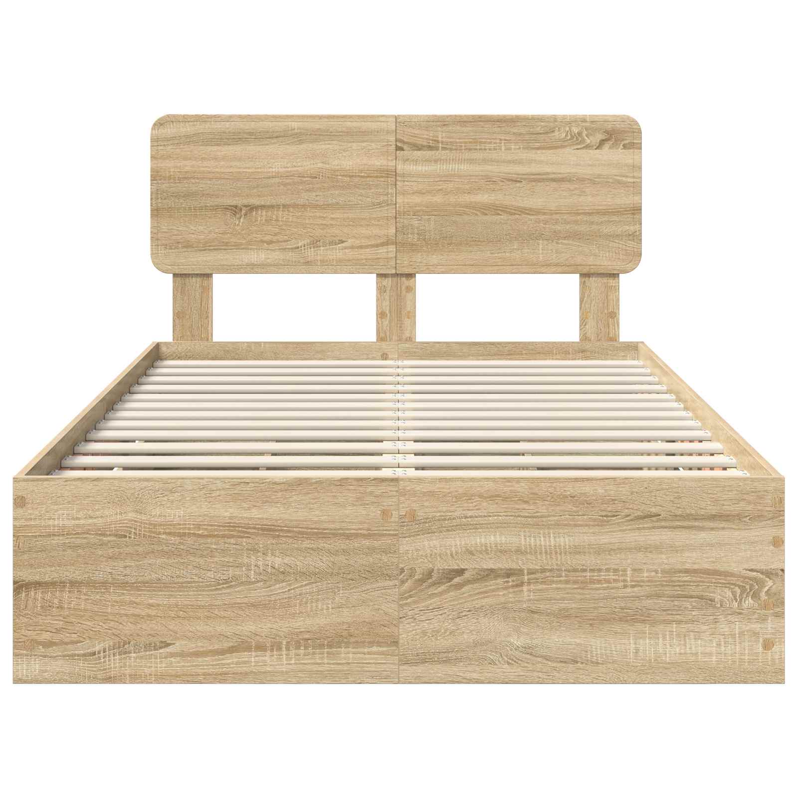 Sengestamme Med Skuff Sonoma Eik 120 X 200 Cm Ingeniørtre