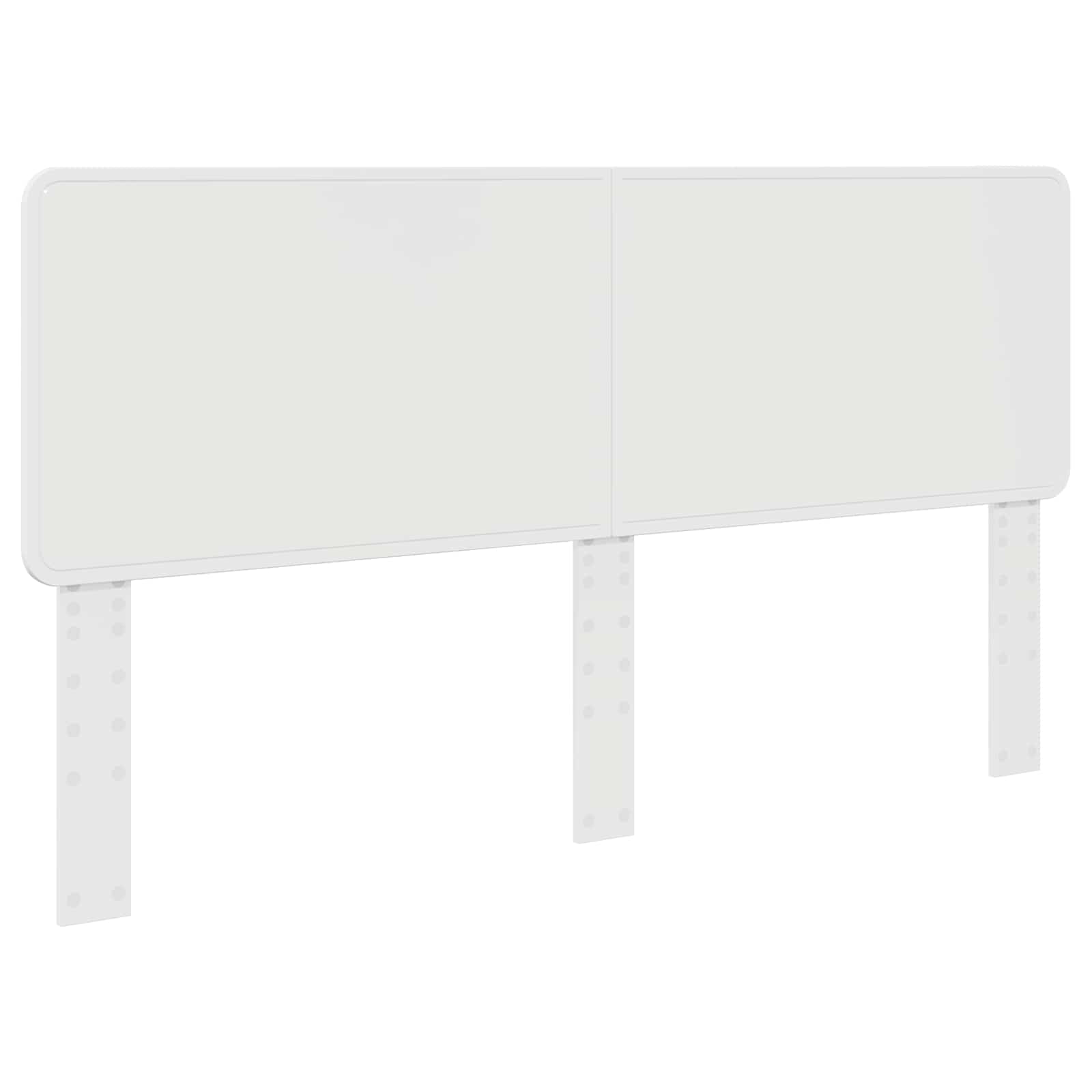 Seng Med Oppbevaring Med Skuff Hvit 180 X 200 Cm Konstruert Tre
