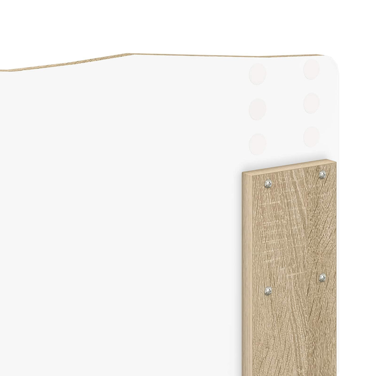 Seng Med Oppbevaring Sonoma Eik 180 X 200 Cm Konstruert Tre