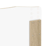 Seng Med Oppbevaring Sonoma Eik 120 X 200 Cm Konstruert Tre