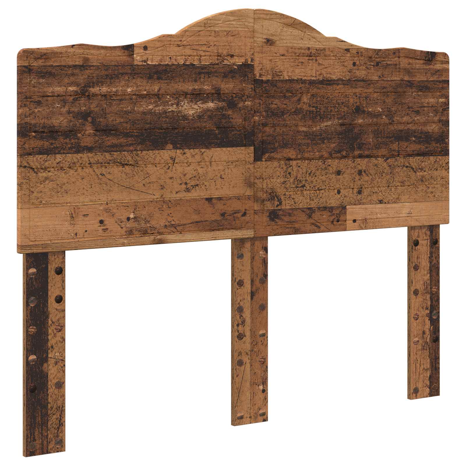 Sengestamme Med Hodegjerde Gammelt Tre 135 X 190 Cm Massiv Furu