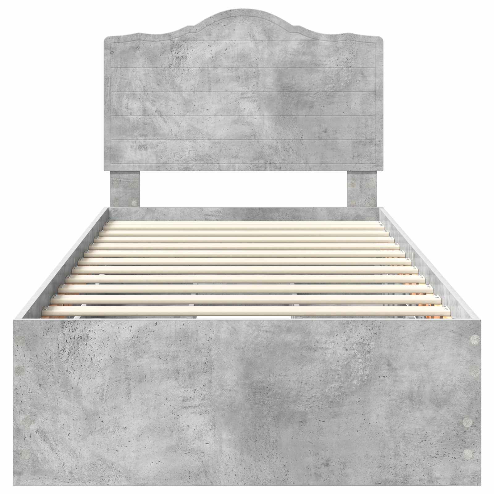 Sengestamme Med Skuff Betonggrå 75 X 190 Cm Ingeniørtre