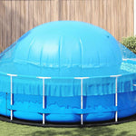 Vinterbassengpute Blå Ø 310 X 180 Cm Pvc