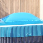 Vinterbassengpute Blå 380 X 180 X 140 Cm Pvc