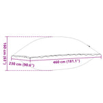 Vinterbassengpute Blå 460 X 230 X 160 Cm Pvc