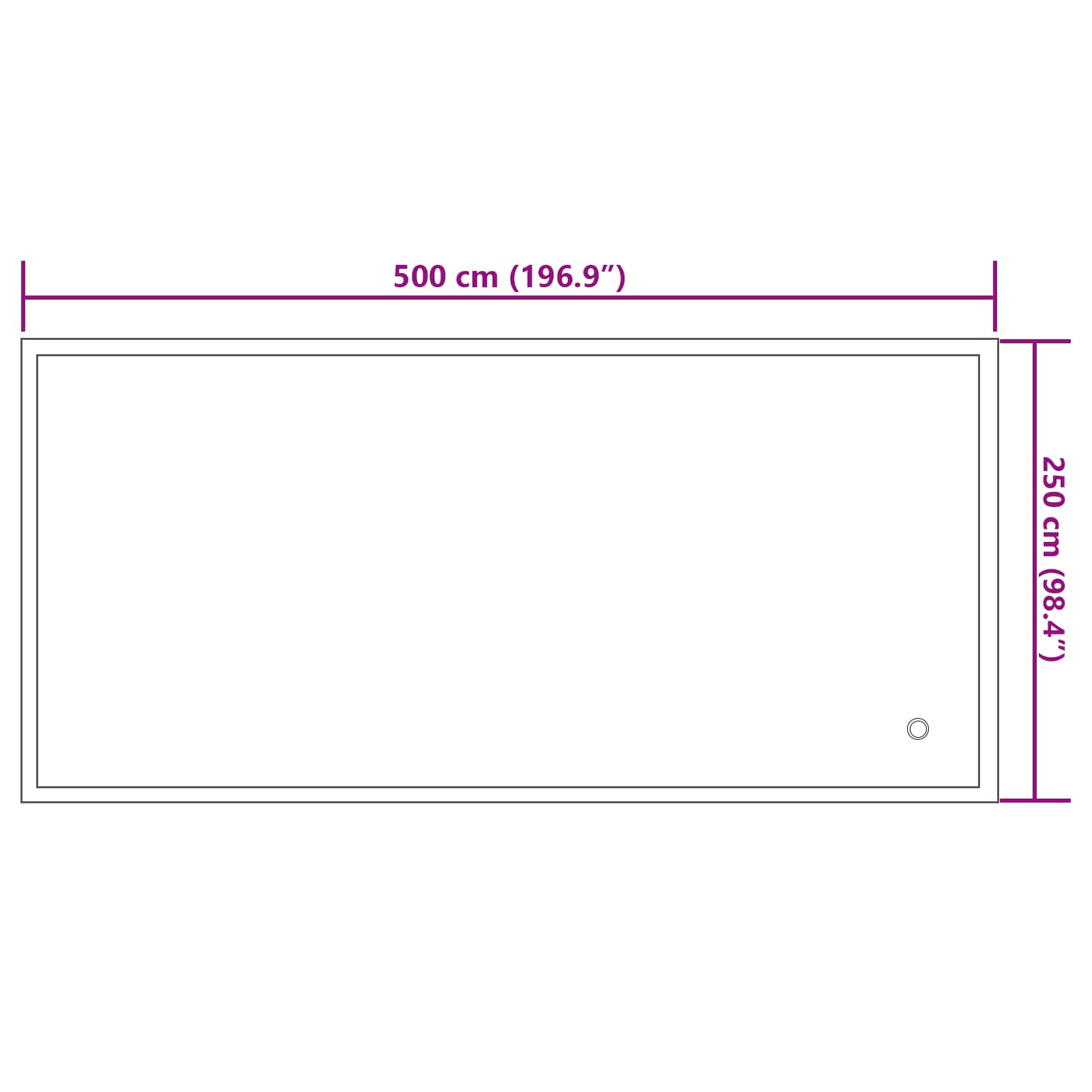 Vinterbassengpute Blå 460 X 230 X 160 Cm Pvc